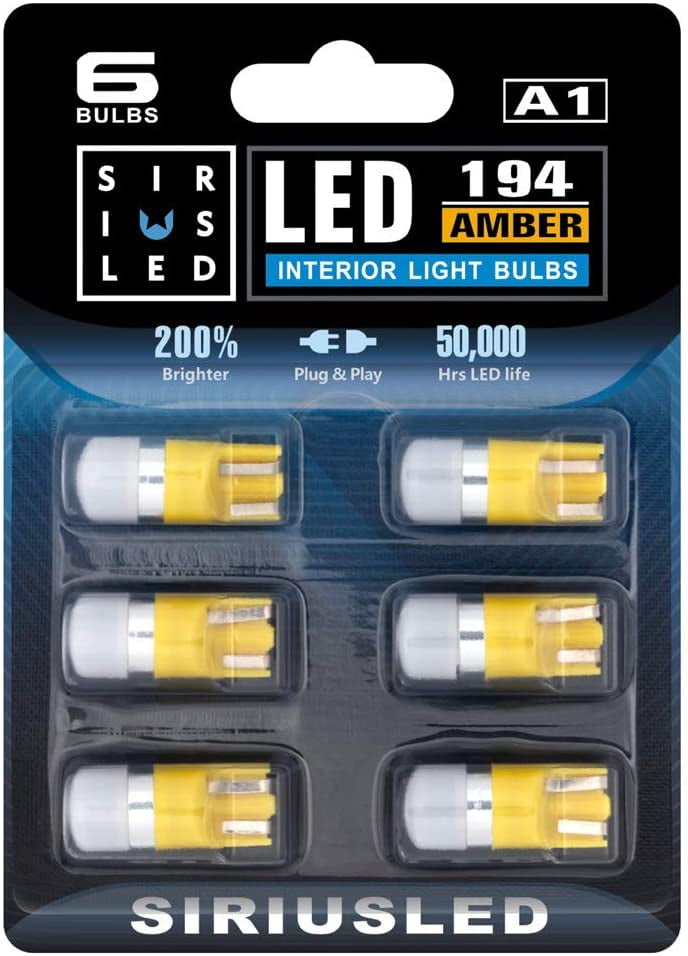 orange 194 led bulb