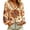 Champagne, variant on Boho Outfits for Women Bohemian V Neck Floral Print Blouses Ethnic Geometric Vintage Lantern Long Sleeve Shirts Loose Fit Dressy Casual Fall Tunics