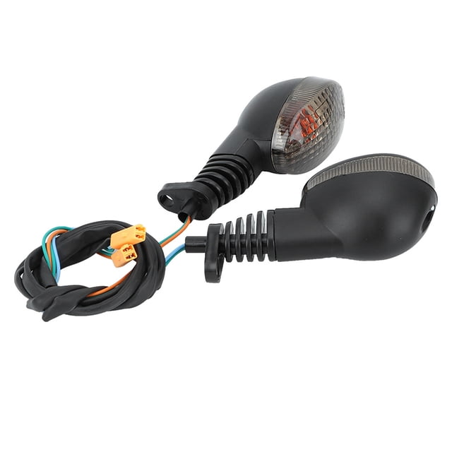 M Buder Señal de Giro Direccional para Motocicleta Kawasaki Ninja 250 (Negro)