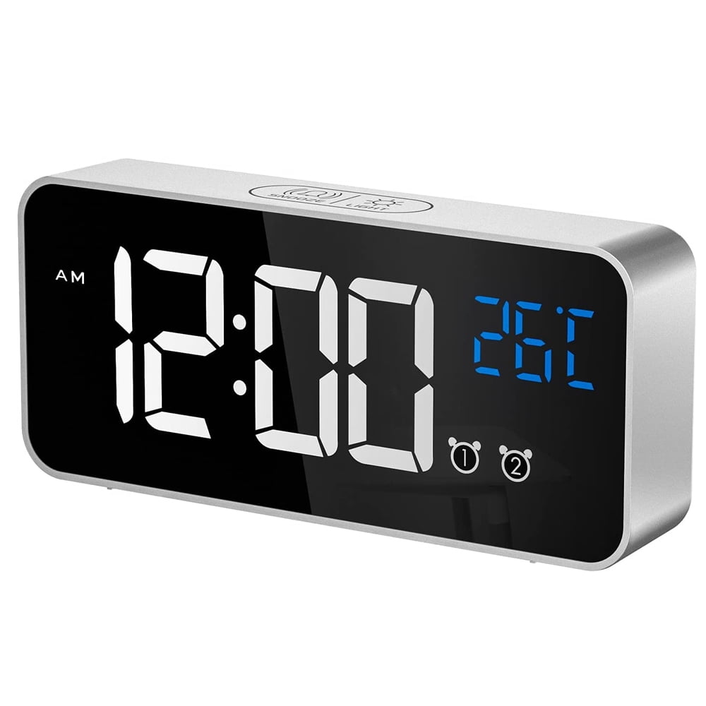 Large Digital Alarm Clock for Visually Impaired Big Electric Clock