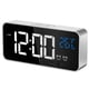 thumbnail image 1 of Reloj despertador digital grande para personas con problemas de visión - Reloj eléctrico grande para dormitorio, pantalla de números gigantes, atenuador de brillo totalmente regulable, puertos USB, 12/24 horas, volumen de alarma ajustable Zhivalor  OTTO-223344-1, 1 of 8