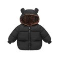 thumbnail image 3 of Hotiary 1- 6Y Toddler Boys Girls Winter Warm Hooded Coats Jackets Kids Thicken Fleece Lined Puffer Coat Snow Clothes Outerwear, 3 of 7