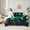 Green, variant on Castle Fairy Video Game Twin Bedding Sets,Abstract Ombre Gamer Bedding Comforter Set