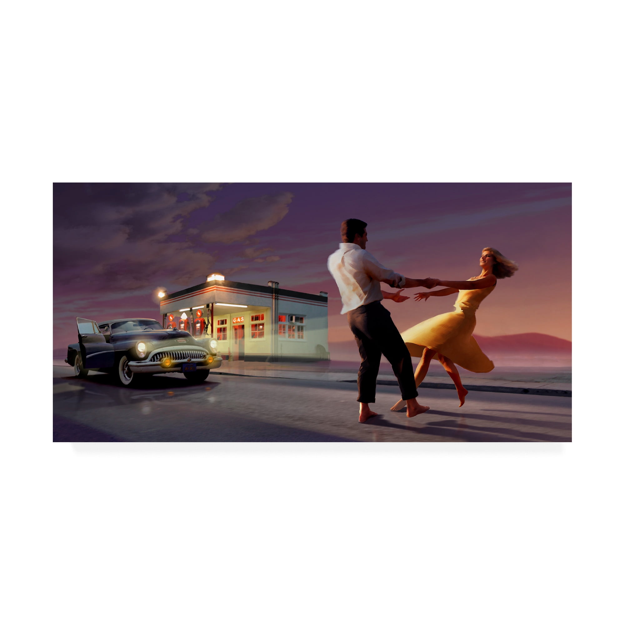 Trademark Fine Art ‘Night Dance’ Canvas Art by Chris Consani - Walmart.com