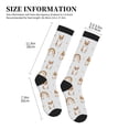thumbnail image 2 of Compression Socks For Women And Men - Cute Corgi Dog Funny White Compression Socks Circulation For Workout, 2 of 2