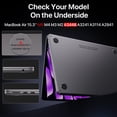 thumbnail image 3 of Funda Macaset para MacBook Air 15" M5 M4 M3 M2, negro mate, 3 of 9