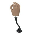 Fake Hand Model Silicone Reusable Nail Art Practice Hand with Fixing