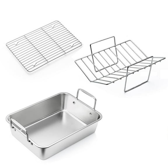 Rectangular Chicken Roasting Pan Non-Stick Grill Household Cooking