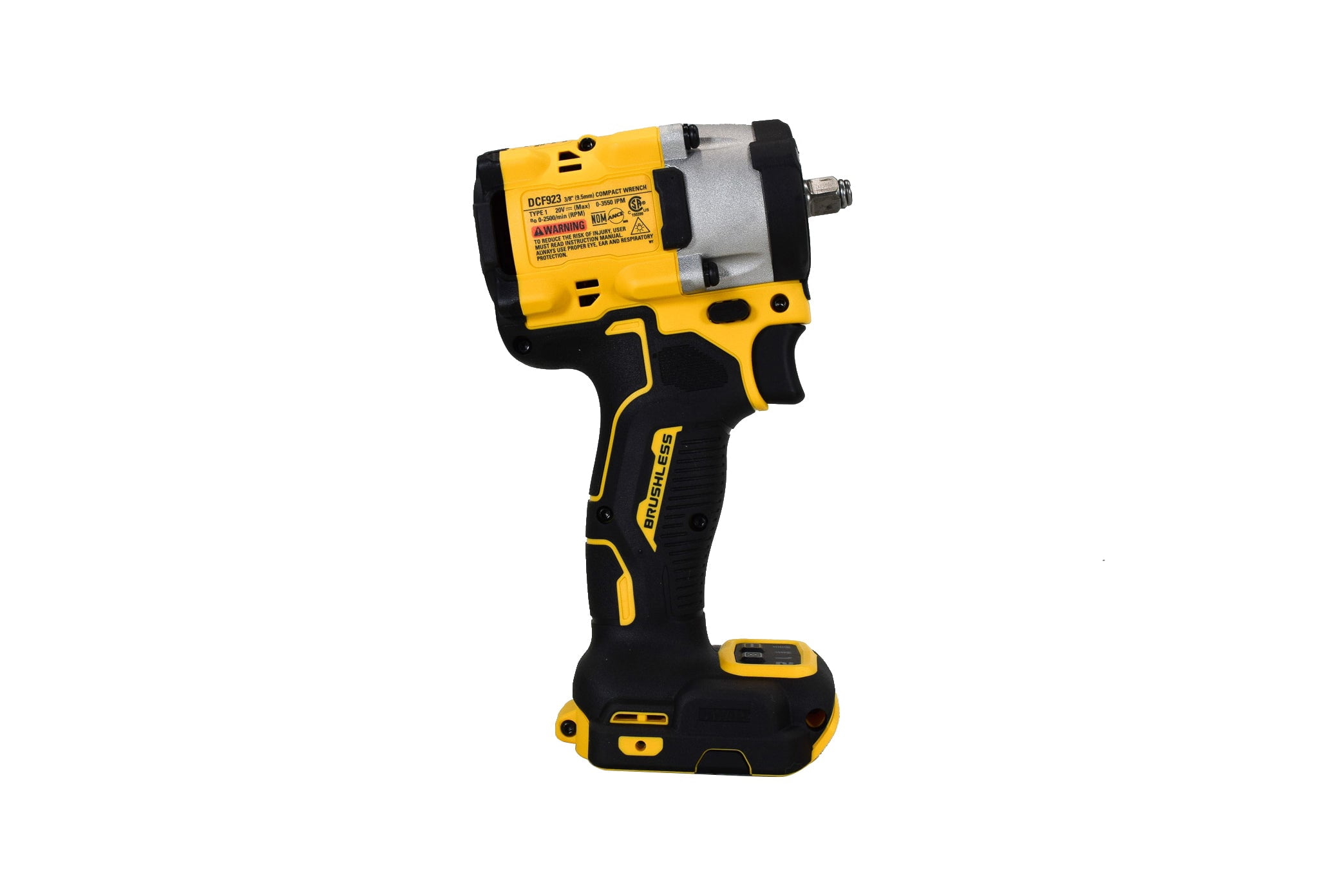 DEWALT ATOMIC 20V MAX 3/8 in Cordless Impact Wrench Kit with Hog Ring Anvil (DCF923P2) – 300 ft-lbs Fastening, 450 ft-lbs Breakaway, (2) 5.0Ah Batteries, Charger, Contractor Bag
