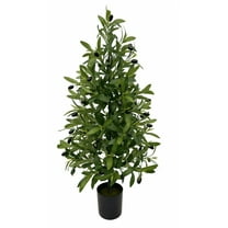 2.9ft Artificial Olive Tree with Pot, Olive Plant Tabletop Faux Plants Mini Trees for Indoor Outdoor Home Garden Living Room Modern Decor