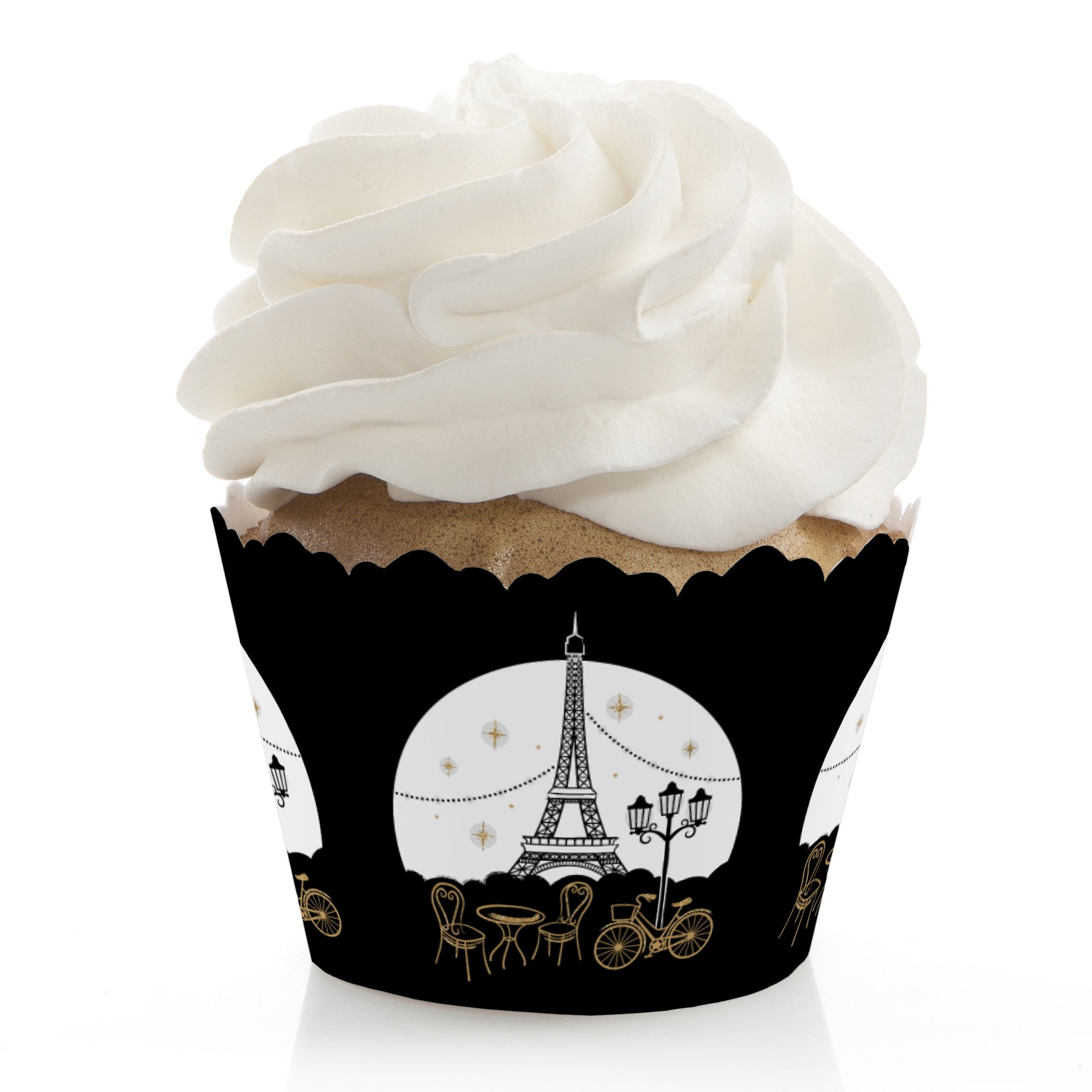 Eiffel Tower cupcake stand 3 tiers unpainted Paris themed party 