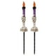 thumbnail image 2 of Paquete de 2 Portavelas de Calavera de Halloween Estacas de Luz de Vela de Halloween Lámpara de Vela sin Llama de Mano Fantasma de Esqueleto para Fiestas de Vacaciones ANGGREK Otros, 2 of 8
