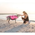 thumbnail image 6 of Dog Life Jacket, Mermaid Ripstop Dog Safety Vest with Adjustable Preserver and Durable Rescue Handle for Small,Medium and Large Dogs, 6 of 7