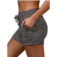 thumbnail image 3 of Summer Beach Shorts for Women Plus Size Oceanside Short Pants Oversize Drawstring Waist Pockets Shorts Trunk Workout Sport Yoga Shorts, 3 of 4
