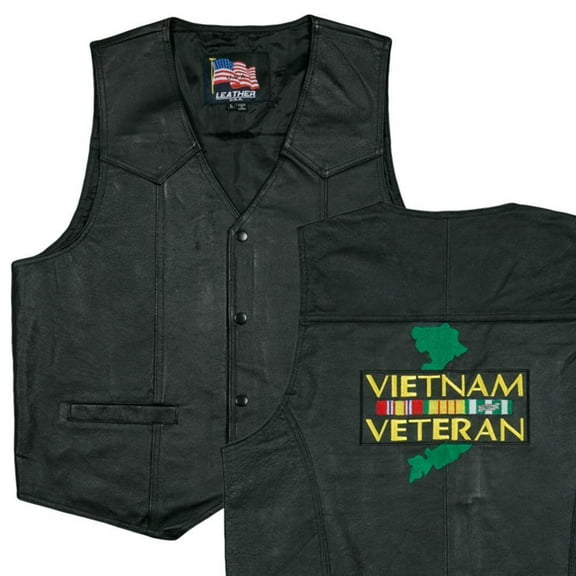 U.S. Vietnam Veteran Leather Vest