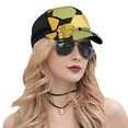 thumbnail image 5 of Disketp Bee honey Print Trucker Hat Men Women - Mesh Baseball SnapBack Cap, 5 of 7
