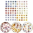 thumbnail image 4 of MYG 45pcs Simulated Flower Stickers Diary Deco Craft Scrapbook Aesthetic Stationery, 4 of 6