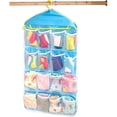 thumbnail image 2 of Columna de almacenamiento colgante, bolsa de almacenamiento colgante transparente multicapa con 16 bolsillos para zapatos, ropa interior, joyería, 2 of 5