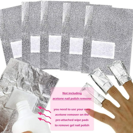 200 Sheet Nail Polish Remover Sheets for Acrylic/UV/Gel Polish Removal