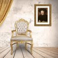 thumbnail image 3 of Portugese School 11x14 Gold Ornate Wood Framed with Double Matting Museum Art Print Titled - A Man With a Glass of Wine, 3 of 4