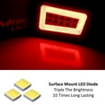 thumbnail image 2 of Black-Out Smoked Lens Rear Bumper Reflectors Replace Full LED 2-In-1 Tail Brake Light Kit For 2005-2009 Hummer H2, 2 of 9