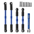 thumbnail image 1 of Milaget Turnbuckle Pull Rods for 1/10 RC Car Parts Arm Tie Rods for Ara3230S Ara3205 Blue, 1 of 9