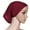 C-Brown, variant on Turban for Women qinhaie Soft Breathable Turban Hat for Women, Cotton Hair Cover Wrap Cap, Solid or Floral Daily Headwear Blue1 Trucker Hats One Size