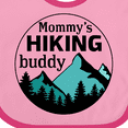 thumbnail image 4 of Inktastic Mommy's Hiking Buddy with Mountains and Trees Boys or Girls Baby Bib, 4 of 4
