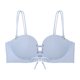thumbnail image 1 of Karight Laceup Front T-Shirt Bras for Women Comfort Wireless Full Coverage Push Up Striped Everyday Bra, 1 of 4