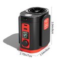 thumbnail image 3 of High Speed Waist Hanging Fan Rechargeable, Portable 360 Degree Adjustable Cooling Fan with Large Battery and Stepless Speed Control, Multi Use Fan for Outdoor Work Camping, 3 of 7