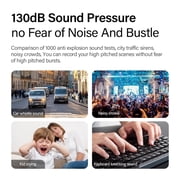 Mini Wireless Lavalier Microphone for iPhone iPad Android PC Tablets, AI Noise Cancelling, Magnetic Mic Podcast Microphone Live Equipment,Mini Lapel Mics for Video Recording, Vlog, TikTok