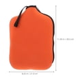 thumbnail image 2 of TABLZONE 2Pcs Multifunctional Orange Pickleball Paddle Holder with Waterproof Racket Protection, 2 of 6