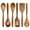Brown, variant on Elama 6 Piece Acacia Wood Kitchen Utensil Set