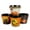 C, variant on Random Patterns Iron Halloween Candy Buckets, Pumpkin Storage Pail Halloween Candy Sorting Iron Pail Children Carry Iron Mini Pail for Halloween Party Decorations
