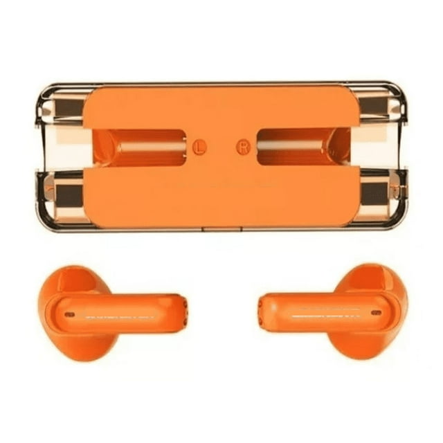 Audífonos Inalámbricos Monster Xkt08 5.3 Baja Latencia Lujo Color Naranja