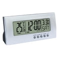 thumbnail image 3 of Reloj De Calendario funciones Muestra Una De Información, Incluida (12/24 tiempo tiempo de tiempo de tiempo de s), Mes, Fecha, Temperatura ( degree C /  degree F). Soledad Reloj despertador digital de mesa, 3 of 10