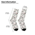 thumbnail image 2 of Honeii Cute Baseball Print Children's Colorful Socks,Unisex Kids and Toddlers' Cushioned Sock,Kids Athletic Crew Socks,for Everyday Wear and Sports, 2 of 5
