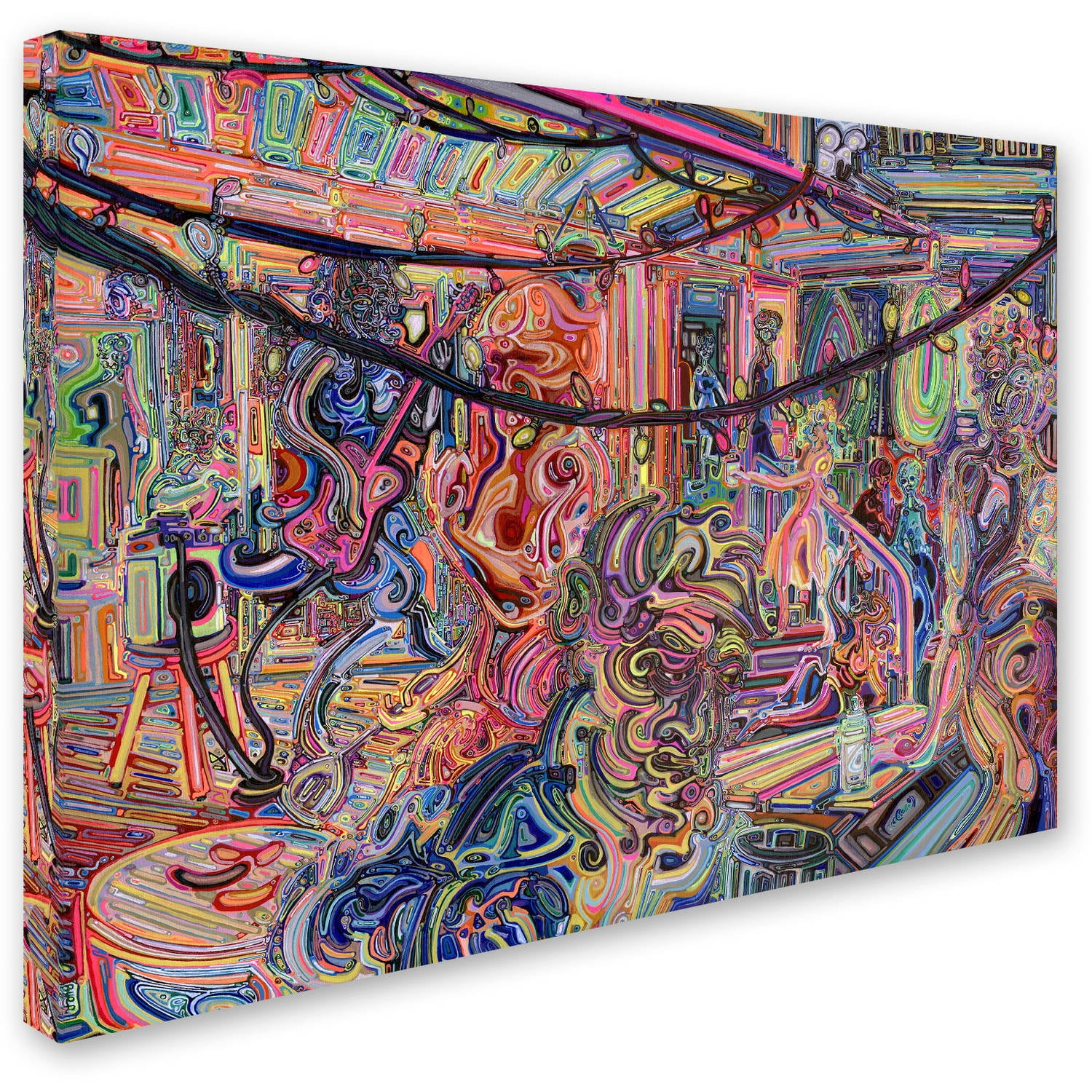 Trademark Fine Art "BBQ" Canvas Art by Josh Byer