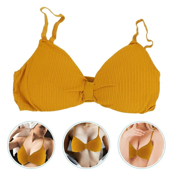 Masteelf Cotton Bra For Girl Wireless Bras Women Bralette 's Yellow