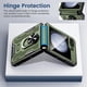 thumbnail image 2 of Funda VEGO para Samsung Galaxy Z Flip 5 con protección de bisagra, color verde, 2 of 9
