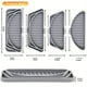 thumbnail image 2 of 2pcs, Can Be Cut Into 4 Sizes Silicone Refrigerator Drip Tray, Non-slip And Cuttable, Refrigerator Water Fountain Overflow Mat, Drainage Mat-Grey, 2 of 4