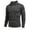 Black, variant on Abomasnow Men's Quarter Zip Pullover Tops Lightweight Long Sleeve Stand Collar Sweaters S-3XL