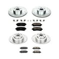 thumbnail image 3 of PowerStop Front and Rear Z23 Evolution Sport Carbon-Fiber Ceramic Brake Pad and Drilled & Slotted Rotor Kit Fits: SUBARU Select Models K2752, 3 of 10