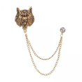 thumbnail image 1 of Broche de Borla de Cadena jinwen pin de solapa de animal para trajes de hombre, 1 of 8