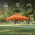 thumbnail image 3 of Ilios Innova | Toldo Plegable Naranja 3x3 Carpa para Exteriores Resistente al Clima, Impermeable, Estructura de Hierro y Tela Oxford 600D., 3 of 9