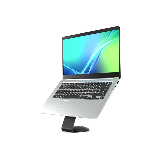 Compulocks Universal Invisible Core Counter Stand or Wall Mount - Mounting kit (stand) - 45�� viewing angle - for notebook / tablet - universal - lockable - metal - black - screen size: up to 40" - mounting interface: 100 x 100 mm - wall-mountable, counter