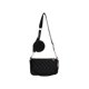 thumbnail image 3 of Bolsa de cuero retro 2 piezas compuesto Mujeres Lattice Crossbody (Negro) Likrtyny Para Estrenar, 3 of 9
