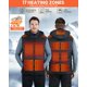 thumbnail image 2 of Chaleco térmico ZEUSFIRE para hombre impermeable con pack recargable, 2 of 9