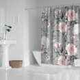 thumbnail image 2 of Waterproof Beautiful Colorful Floral Shower Curtain 72x72 Inch Boho Style Polyester Unique Shower Curtain for Bathroom Hotel Home Decor with 12 Plastic Hooks, 2 of 5