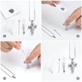 thumbnail image 6 of Rose Cross Cremation Jewelry for Ashes Urn Necklace Lockets for Human Ashes Pet Ashes Holder Necklace Memorial Jewelry, 6 of 6